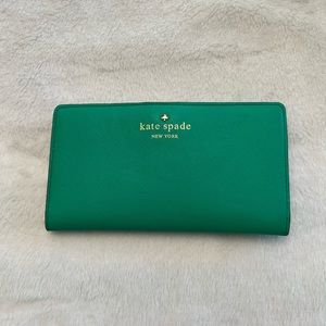 Kate Spade Turquoise Snap Wallet
